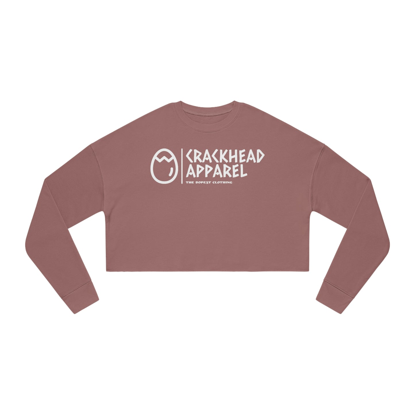 Women's Crackhead Apparel Cropped Sweatshirt - Crackhead Apparel