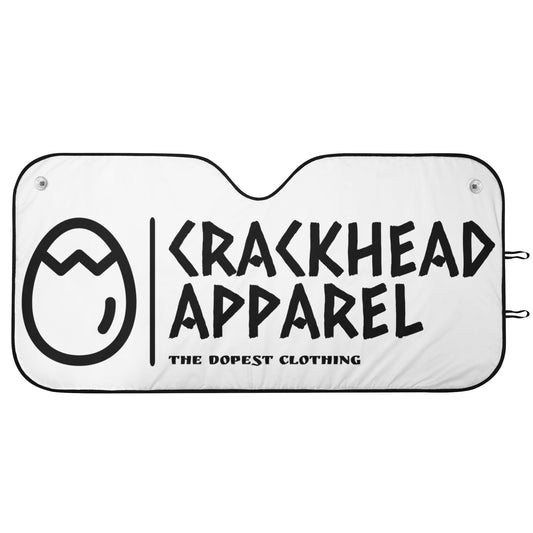 Crackhead Apparel Car Auto Sun Shade - Crackhead Apparel