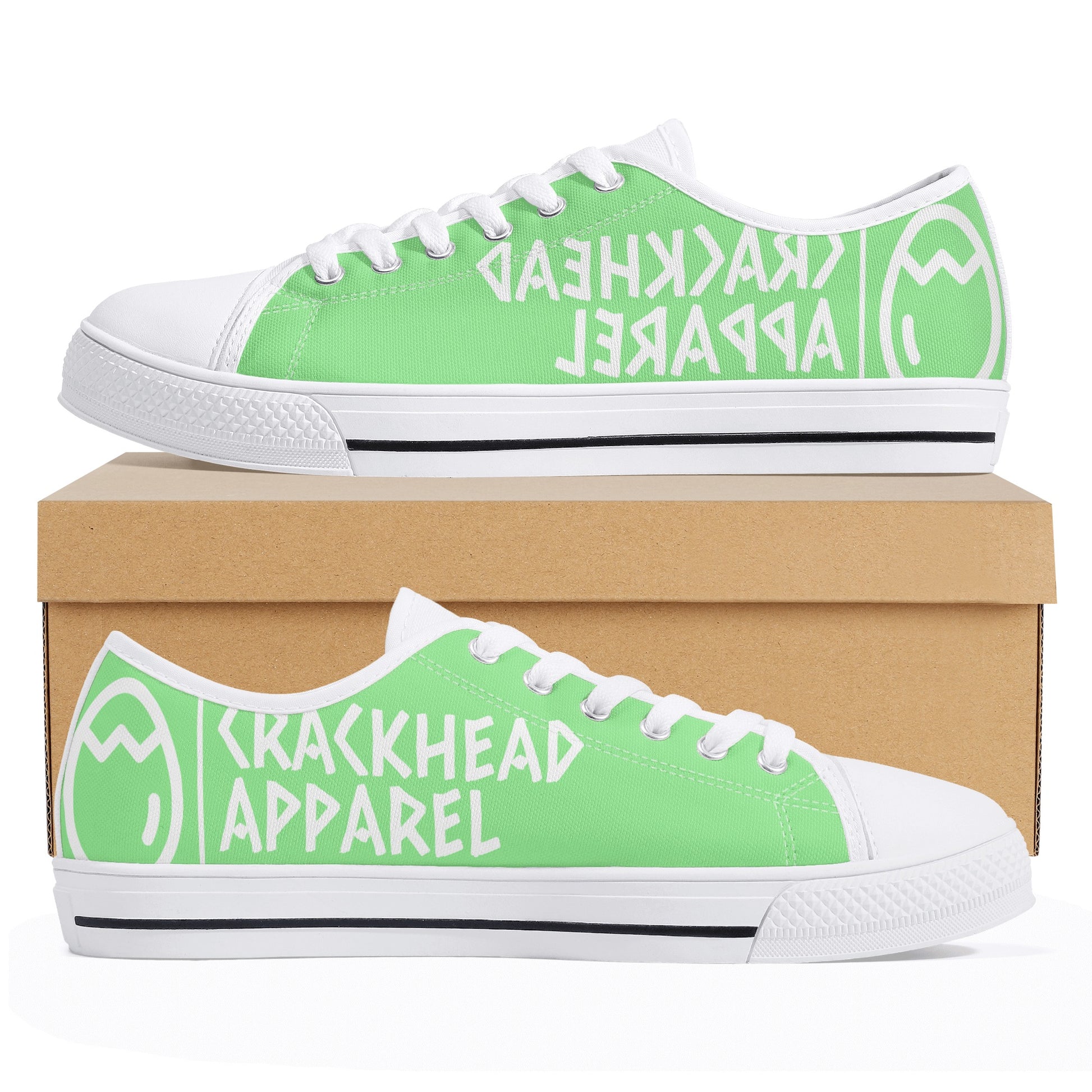 Men's Crackhead Low Top Canvas Shoes - Crackhead Apparel