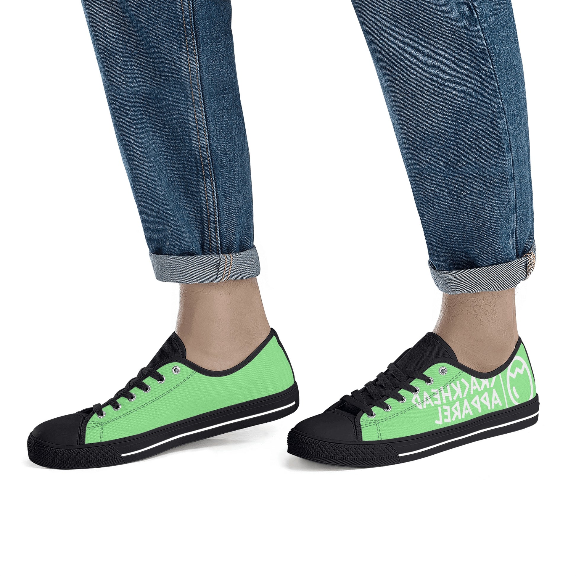 Men's Crackhead Low Top Canvas Shoes - Crackhead Apparel