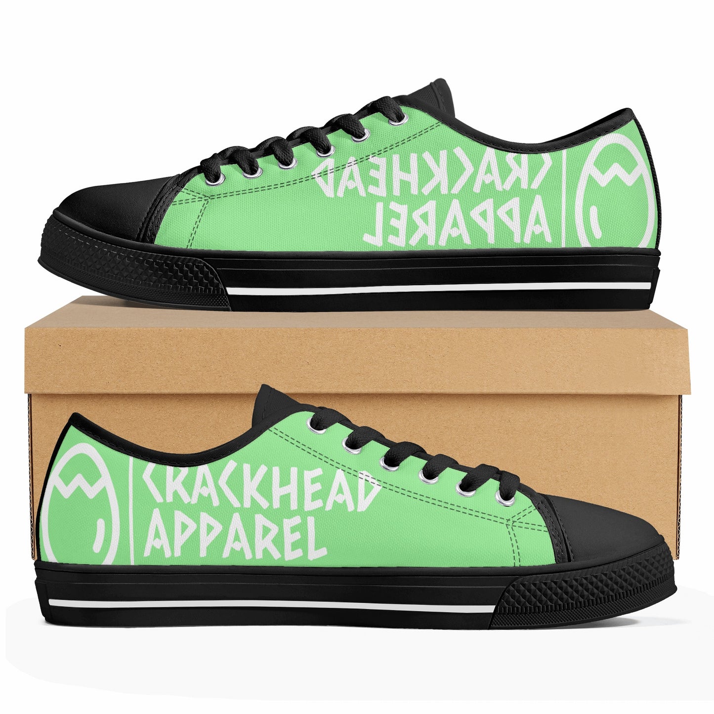 Men's Crackhead Low Top Canvas Shoes - Crackhead Apparel