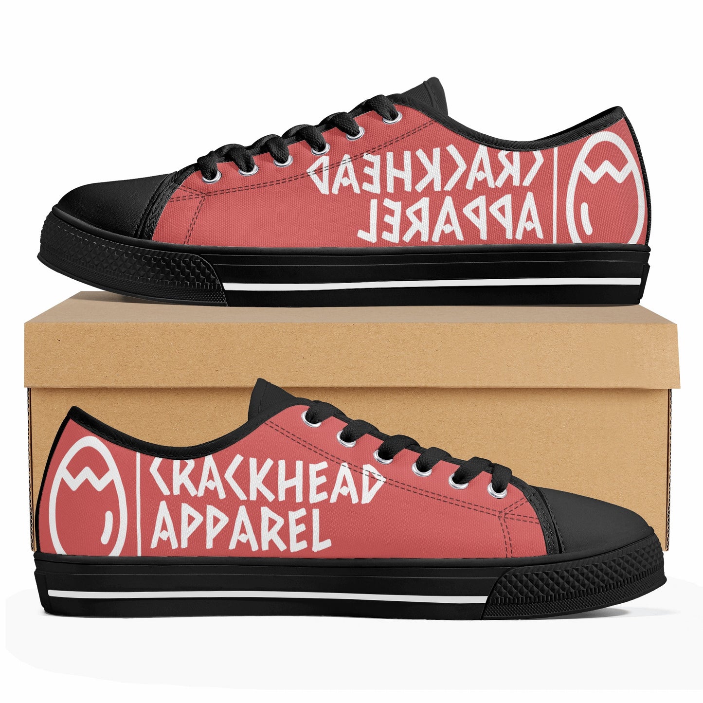 Men's Crackhead Low Top Canvas Shoes - Crackhead Apparel