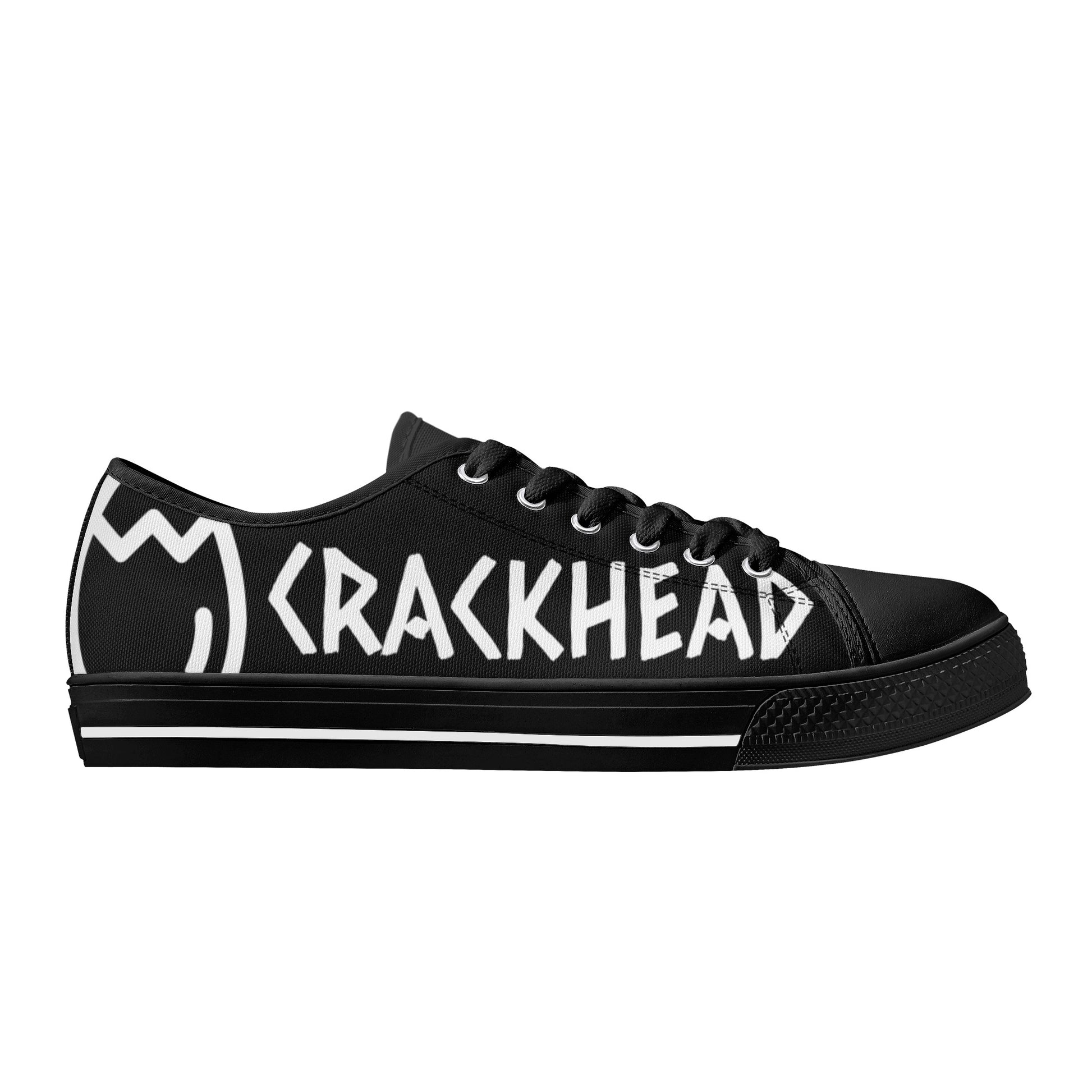 Women's Crackhead Low Top Canvas Shoes - Crackhead Apparel