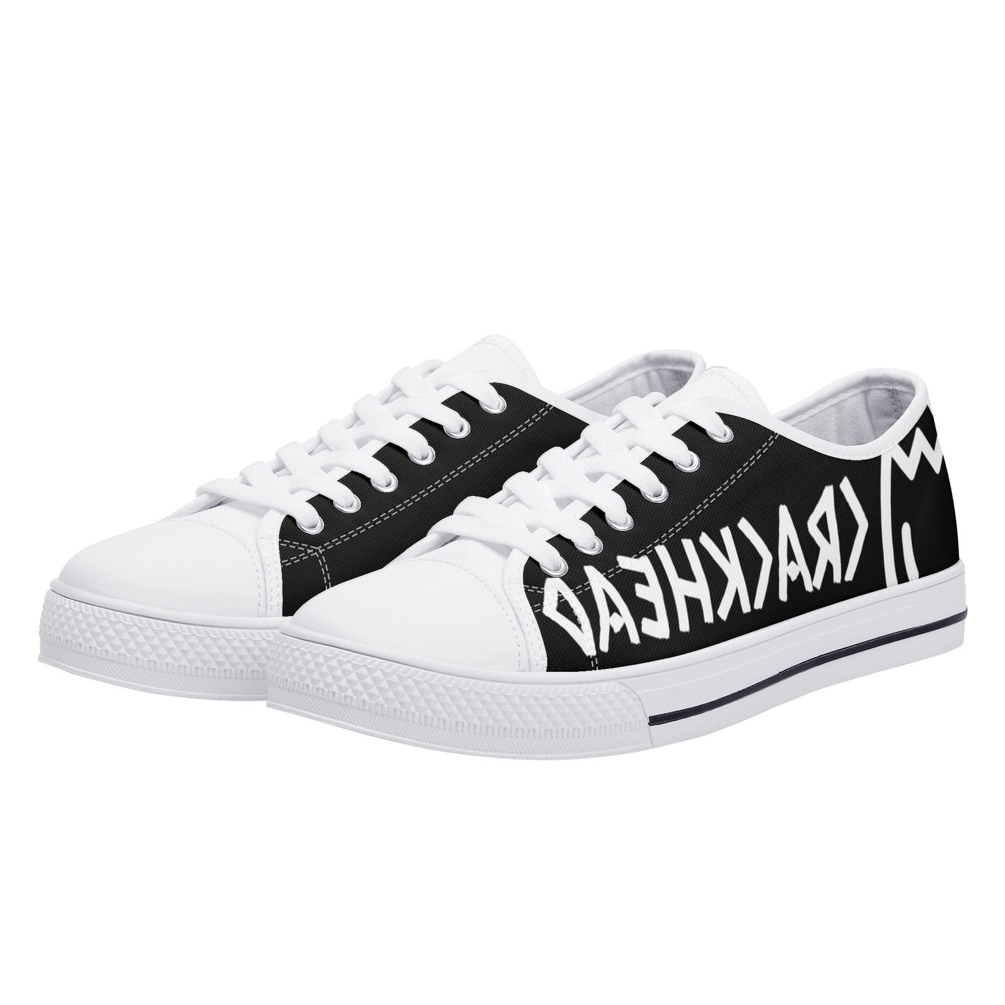 Women's Crackhead Low Top Canvas Shoes - Crackhead Apparel