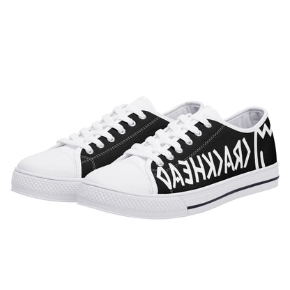 Women's Crackhead Low Top Canvas Shoes - Crackhead Apparel
