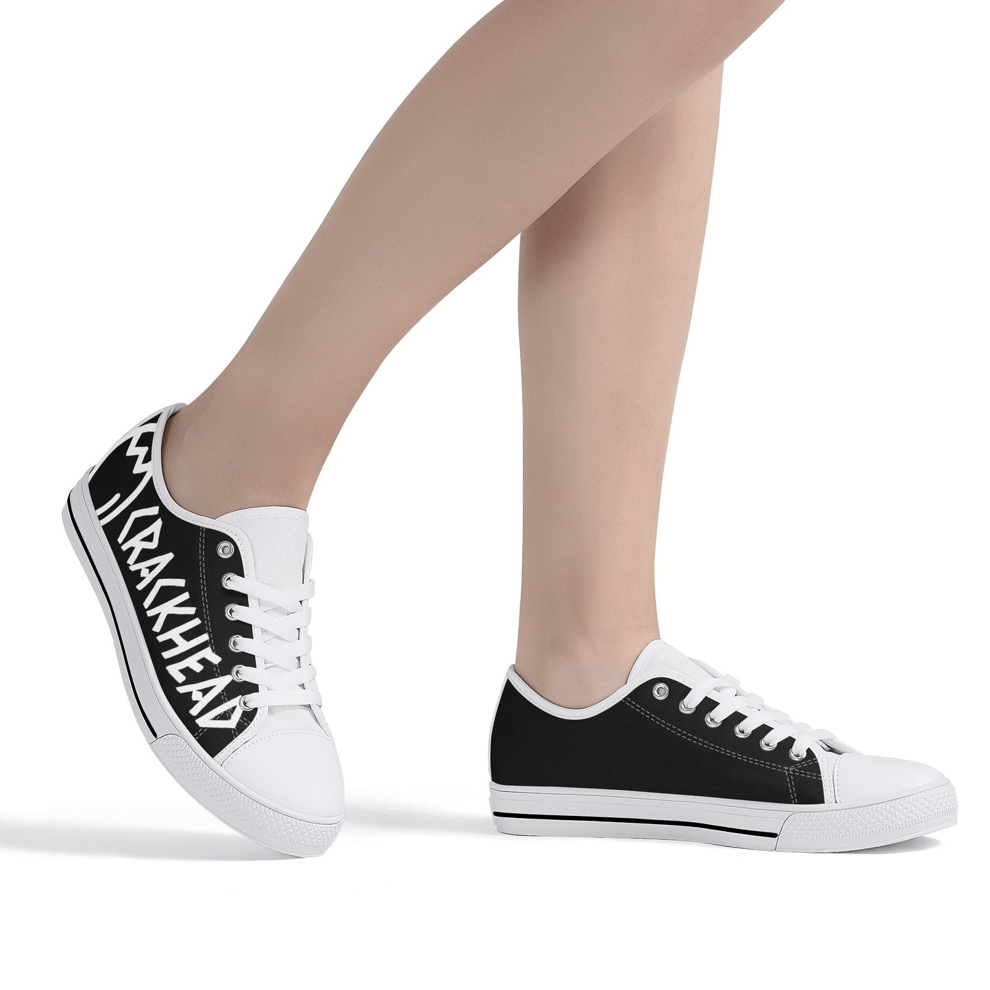 Women's Crackhead Low Top Canvas Shoes - Crackhead Apparel