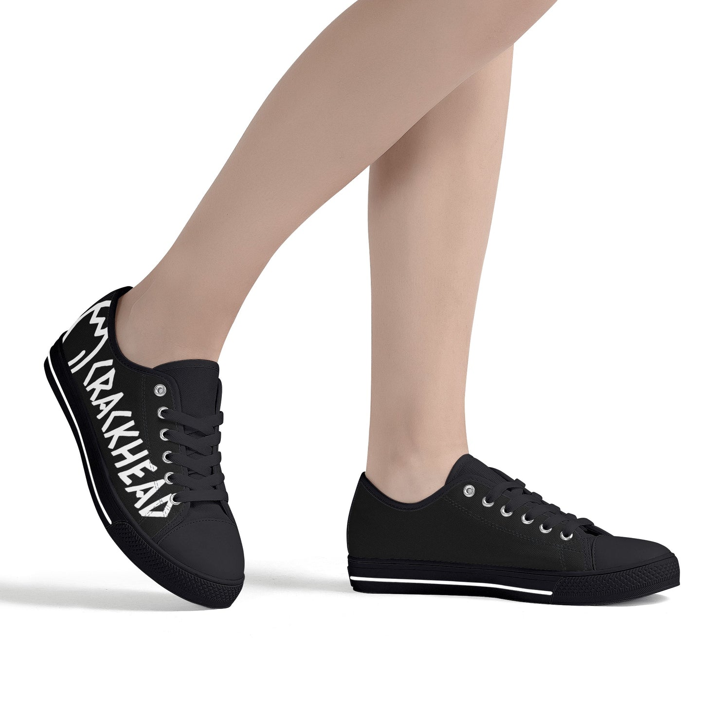 Women's Crackhead Low Top Canvas Shoes - Crackhead Apparel