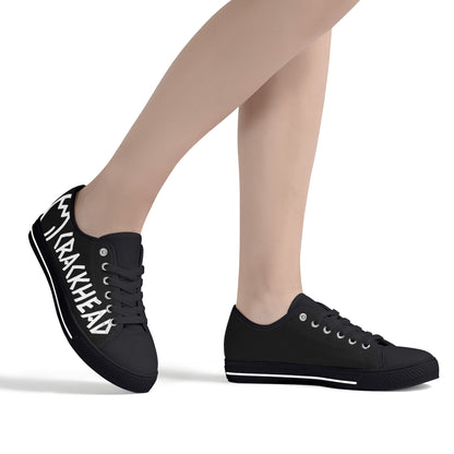 Women's Crackhead Low Top Canvas Shoes - Crackhead Apparel