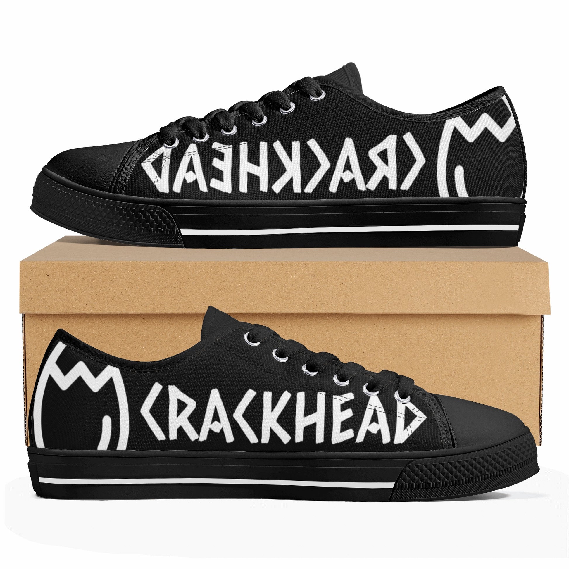 Women's Crackhead Low Top Canvas Shoes - Crackhead Apparel