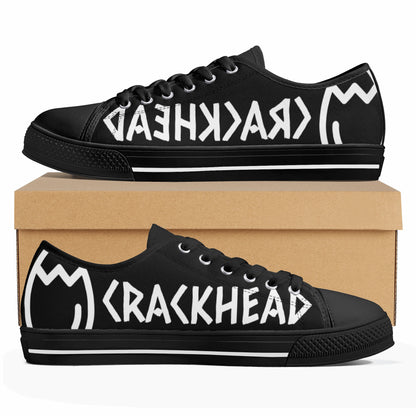 Women's Crackhead Low Top Canvas Shoes - Crackhead Apparel