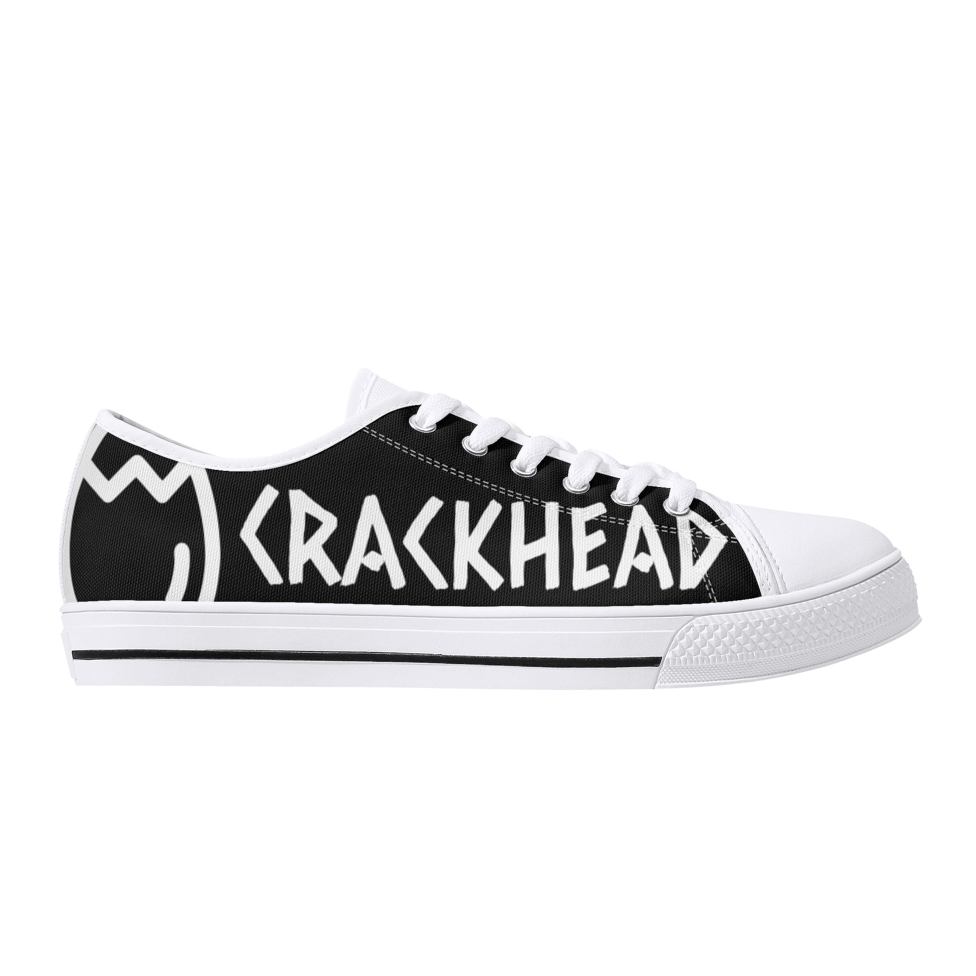 Women's Crackhead Low Top Canvas Shoes - Crackhead Apparel