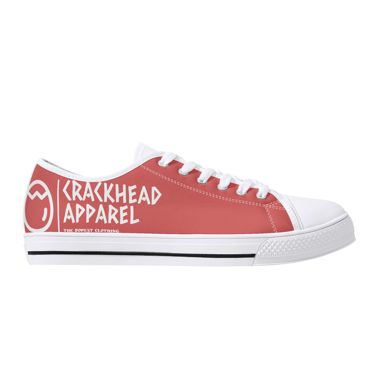 Women's Crackhead Apparel Low Top Canvas Shoes - Crackhead Apparel