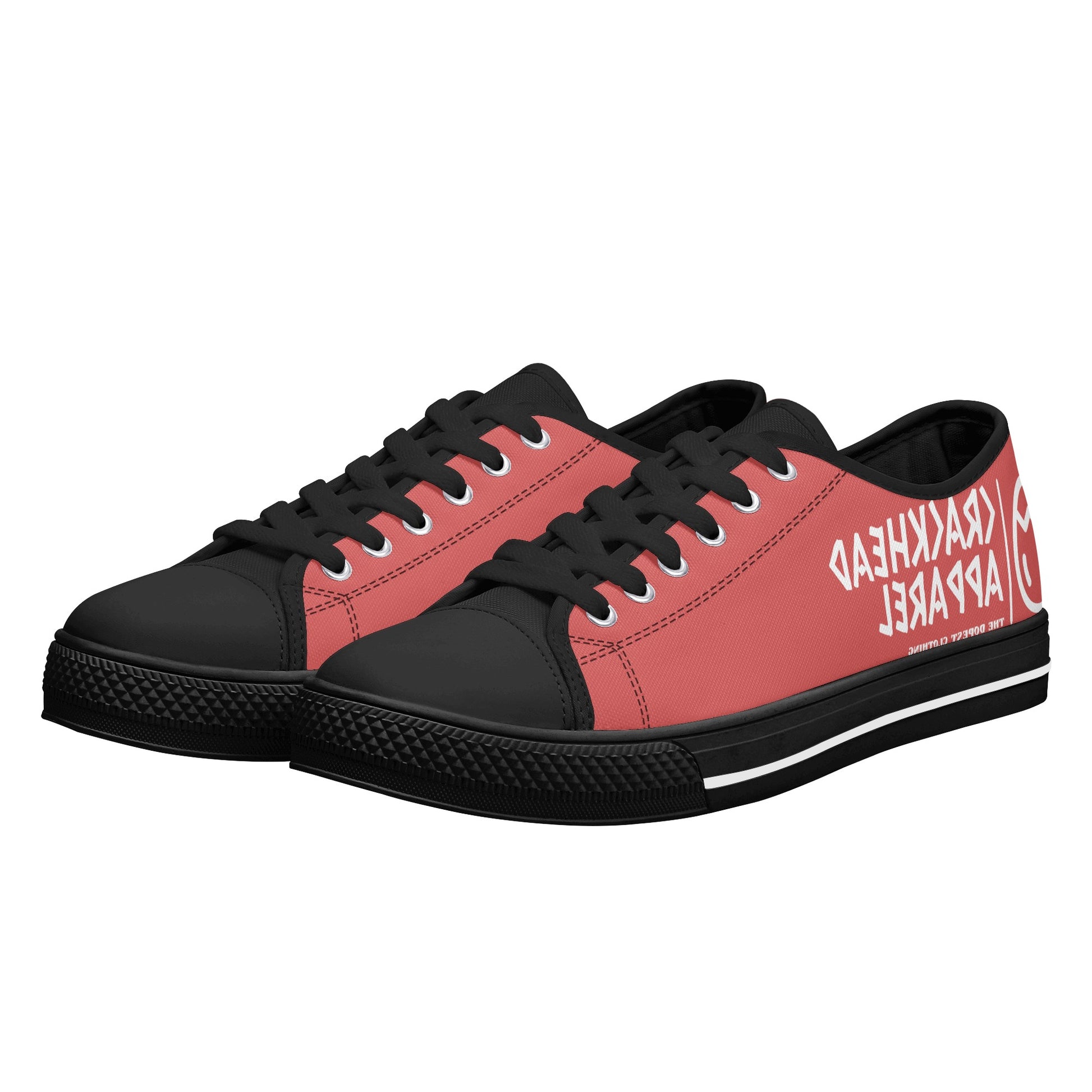 Women's Crackhead Apparel Low Top Canvas Shoes - Crackhead Apparel