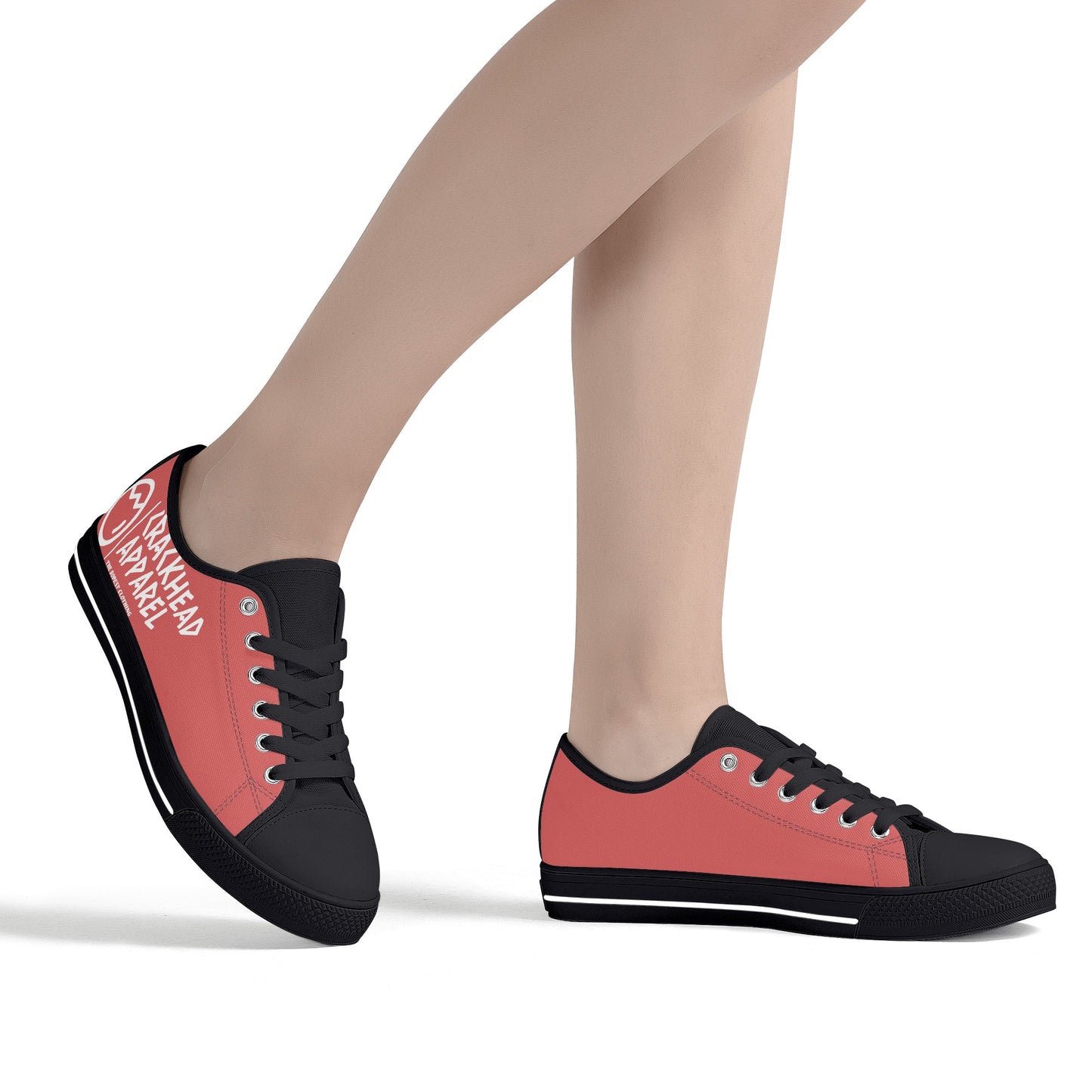 Women's Crackhead Apparel Low Top Canvas Shoes - Crackhead Apparel
