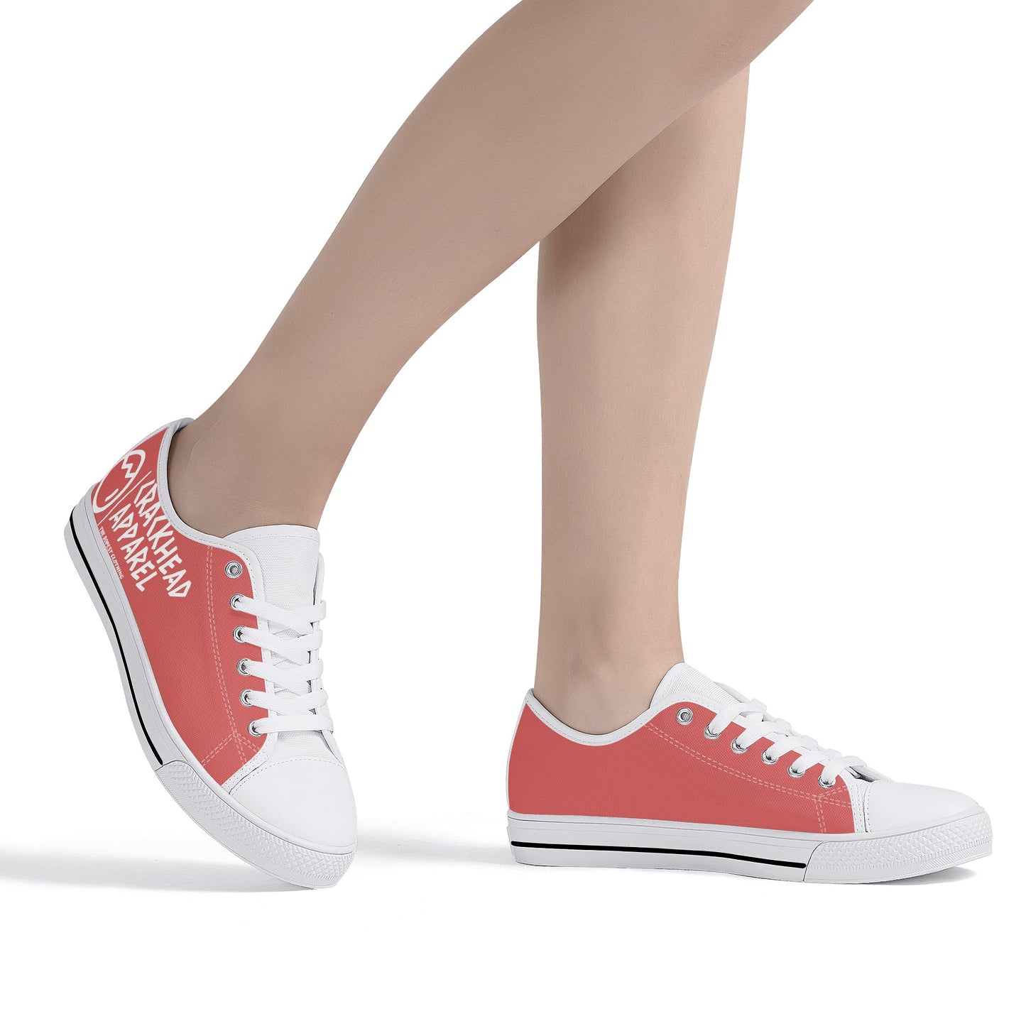 Women's Crackhead Apparel Low Top Canvas Shoes - Crackhead Apparel