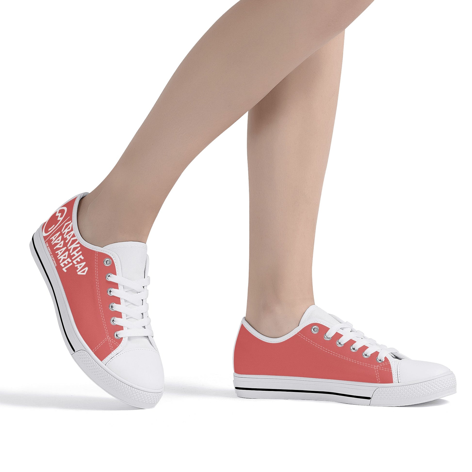 Women's Crackhead Apparel Low Top Canvas Shoes - Crackhead Apparel