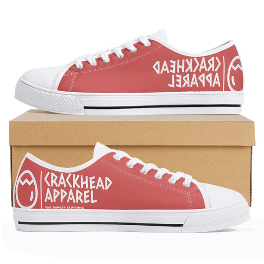 Women's Crackhead Apparel Low Top Canvas Shoes - Crackhead Apparel