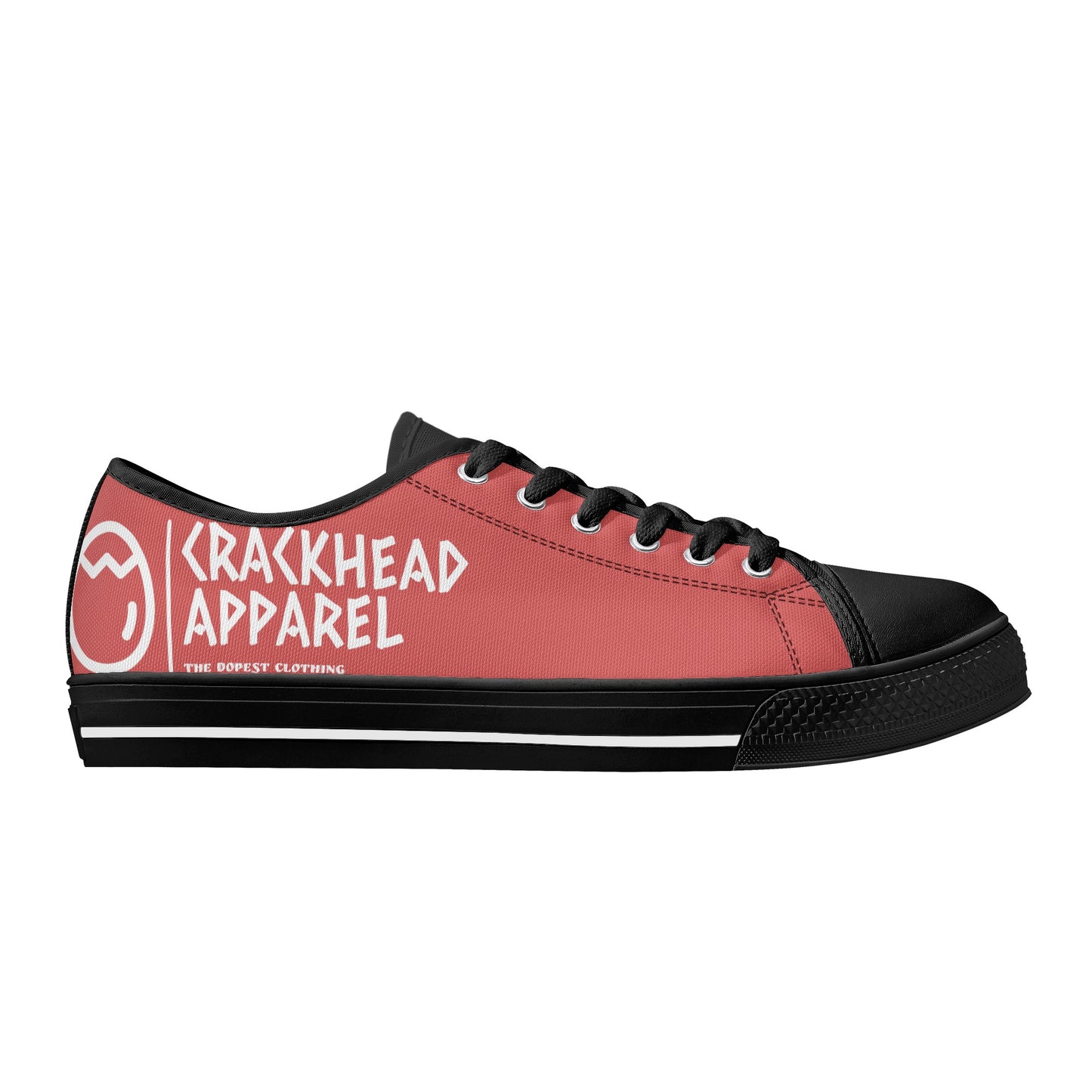 Women's Crackhead Apparel Low Top Canvas Shoes - Crackhead Apparel