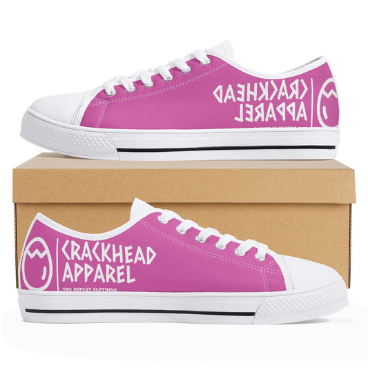Women's Crackhead Apparel Low Top Canvas Shoes - Crackhead Apparel