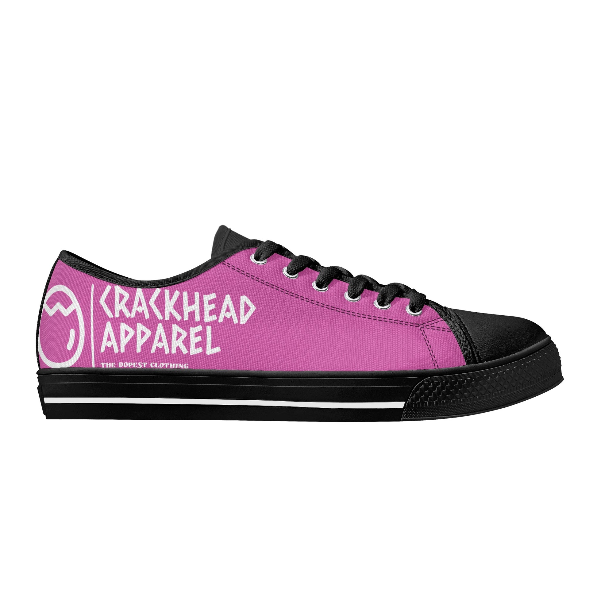 Women's Crackhead Apparel Low Top Canvas Shoes - Crackhead Apparel