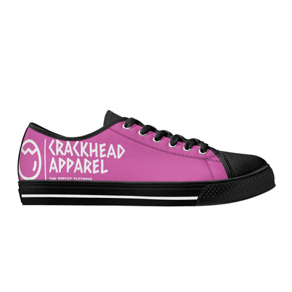 Women's Crackhead Apparel Low Top Canvas Shoes - Crackhead Apparel