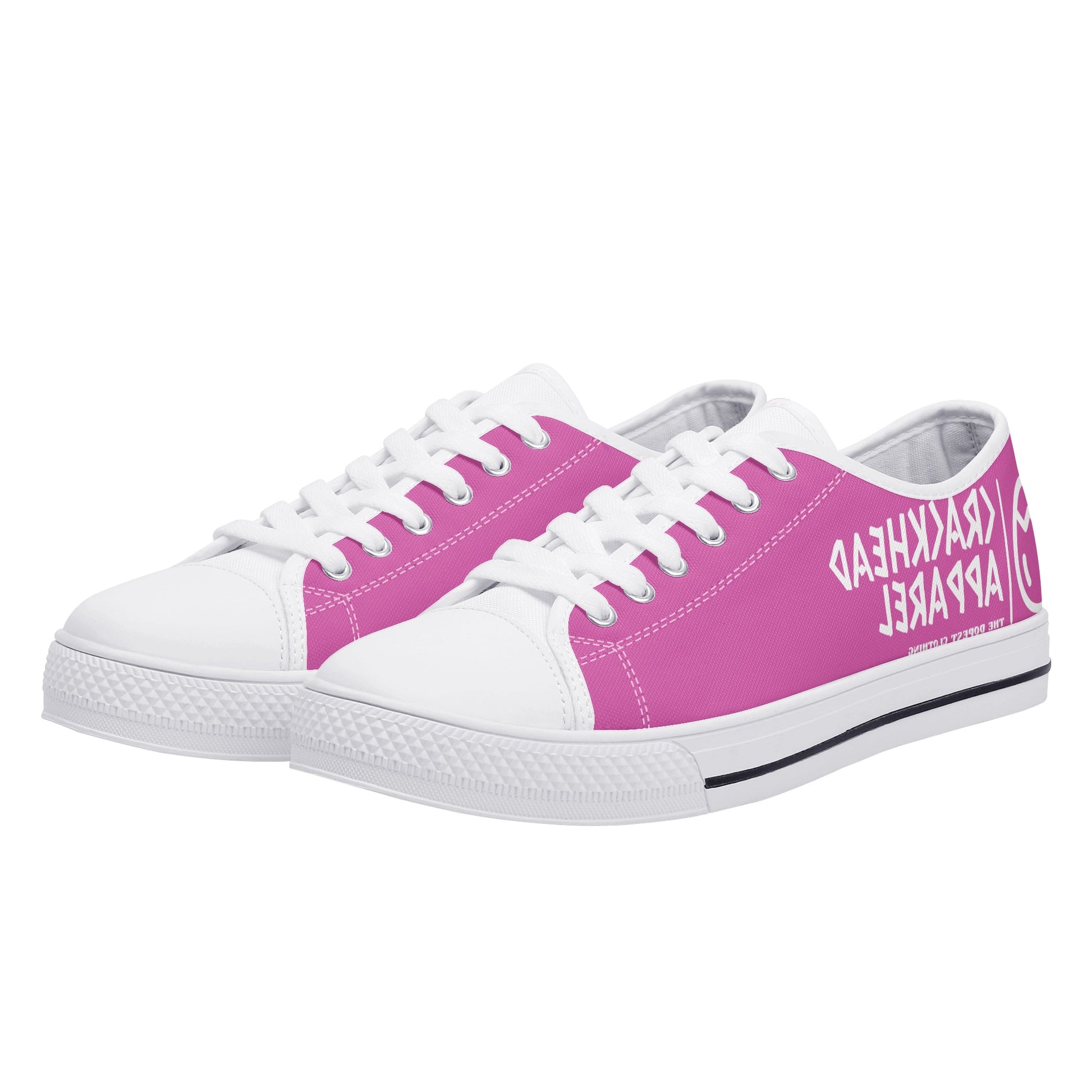 Women's Crackhead Apparel Low Top Canvas Shoes - Crackhead Apparel