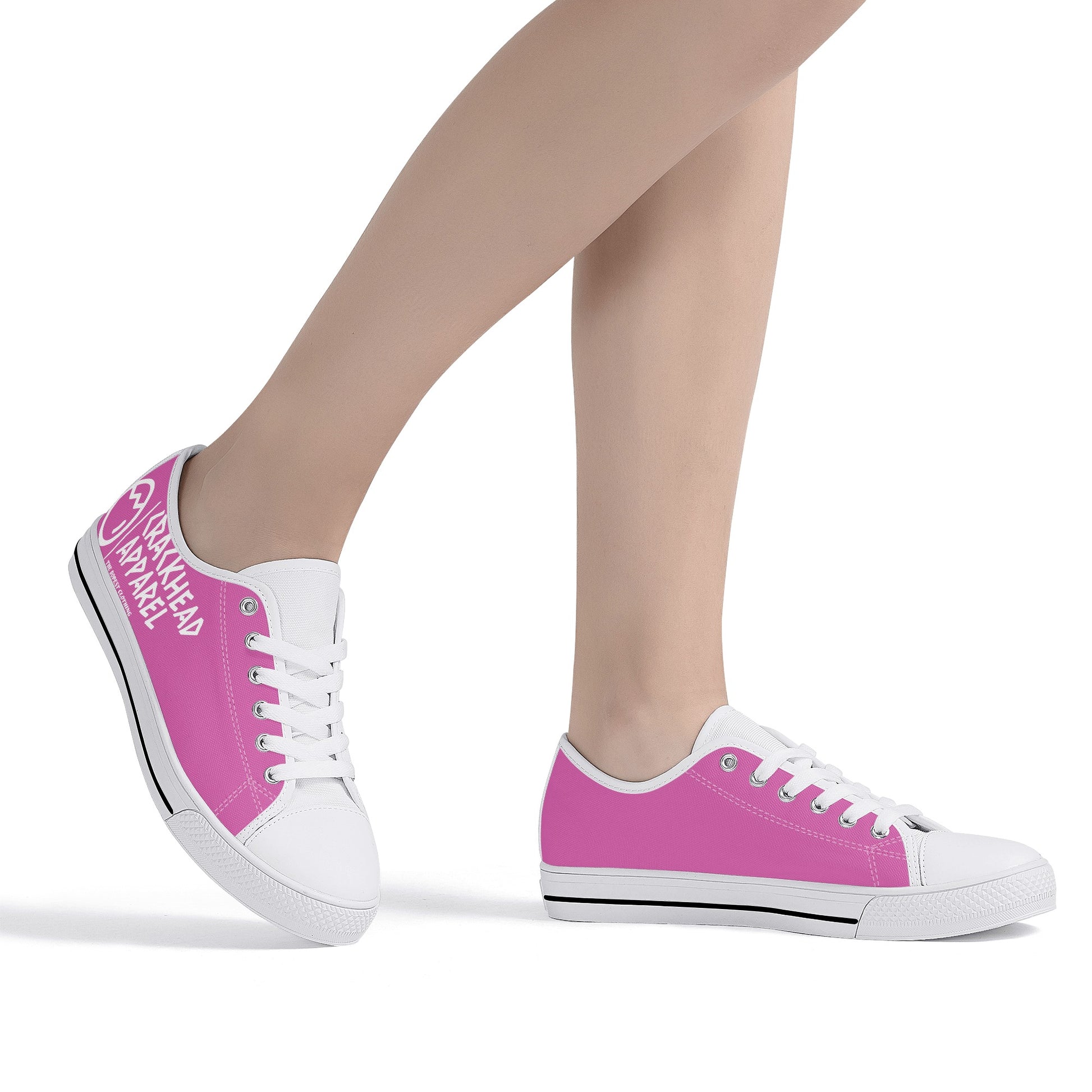 Women's Crackhead Apparel Low Top Canvas Shoes - Crackhead Apparel