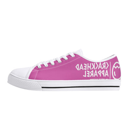 Women's Crackhead Apparel Low Top Canvas Shoes - Crackhead Apparel