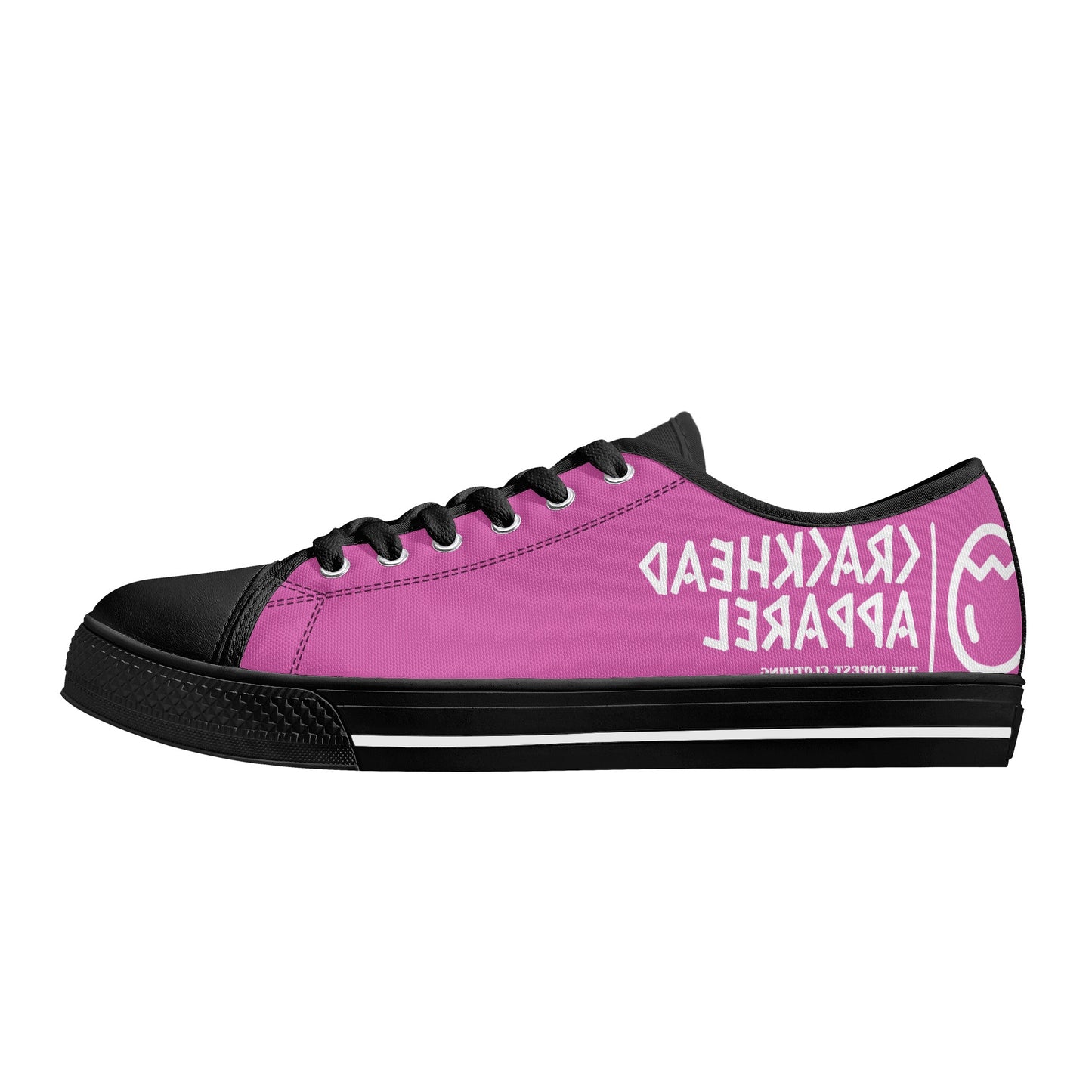 Women's Crackhead Apparel Low Top Canvas Shoes - Crackhead Apparel