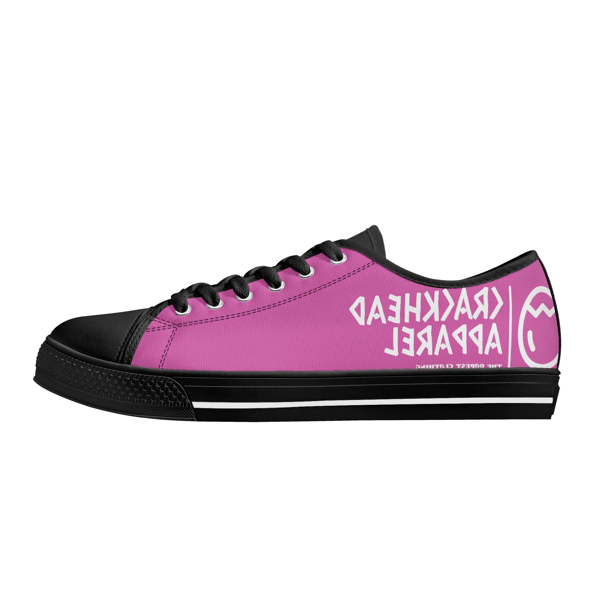 Women's Crackhead Apparel Low Top Canvas Shoes - Crackhead Apparel
