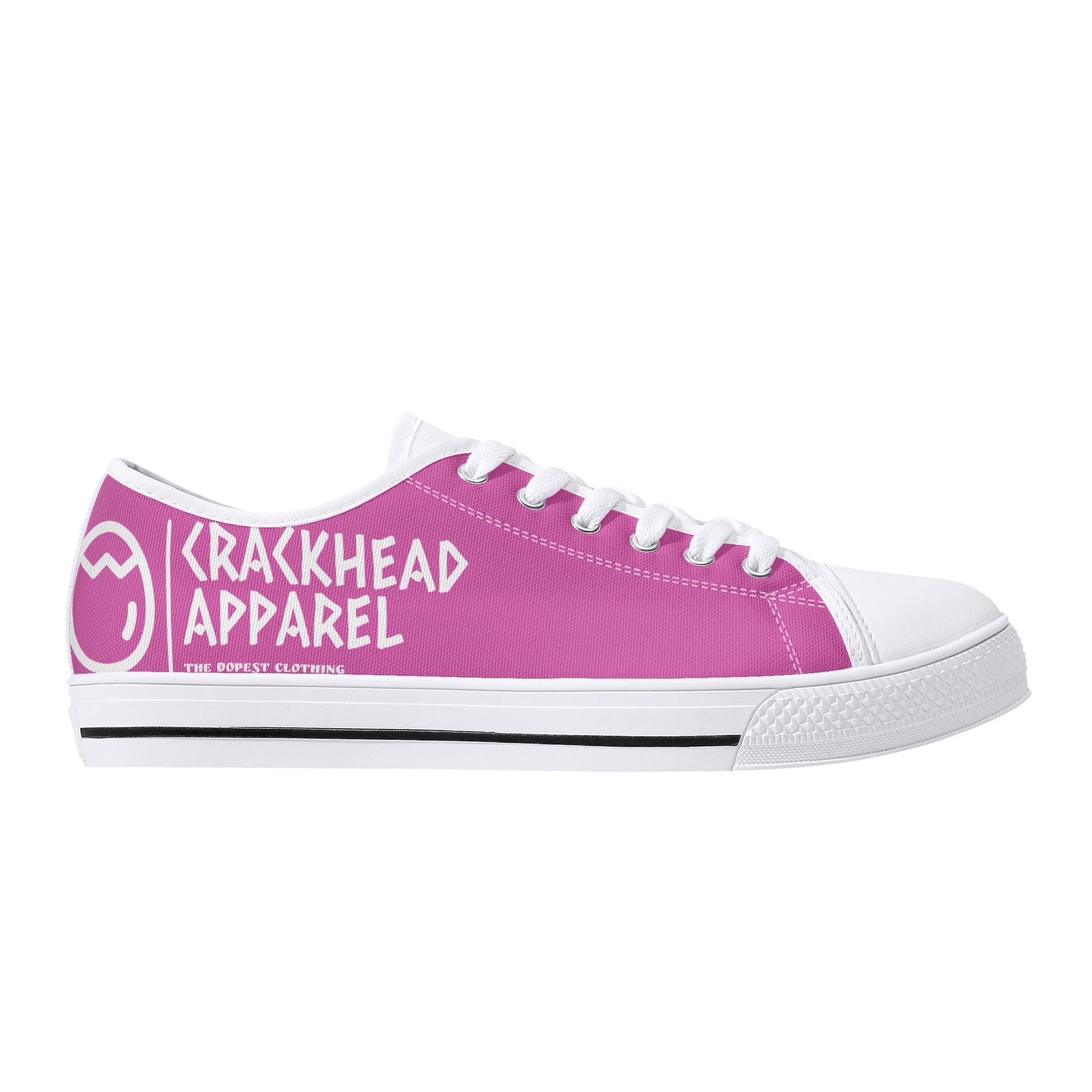 Women's Crackhead Apparel Low Top Canvas Shoes - Crackhead Apparel