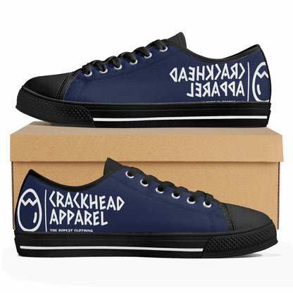 Women's Crackhead Apparel Low Top Canvas Shoes - Crackhead Apparel