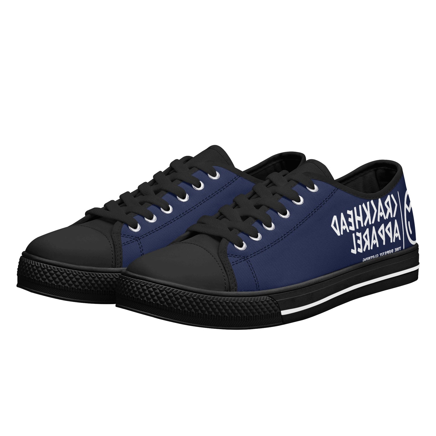 Women's Crackhead Apparel Low Top Canvas Shoes - Crackhead Apparel