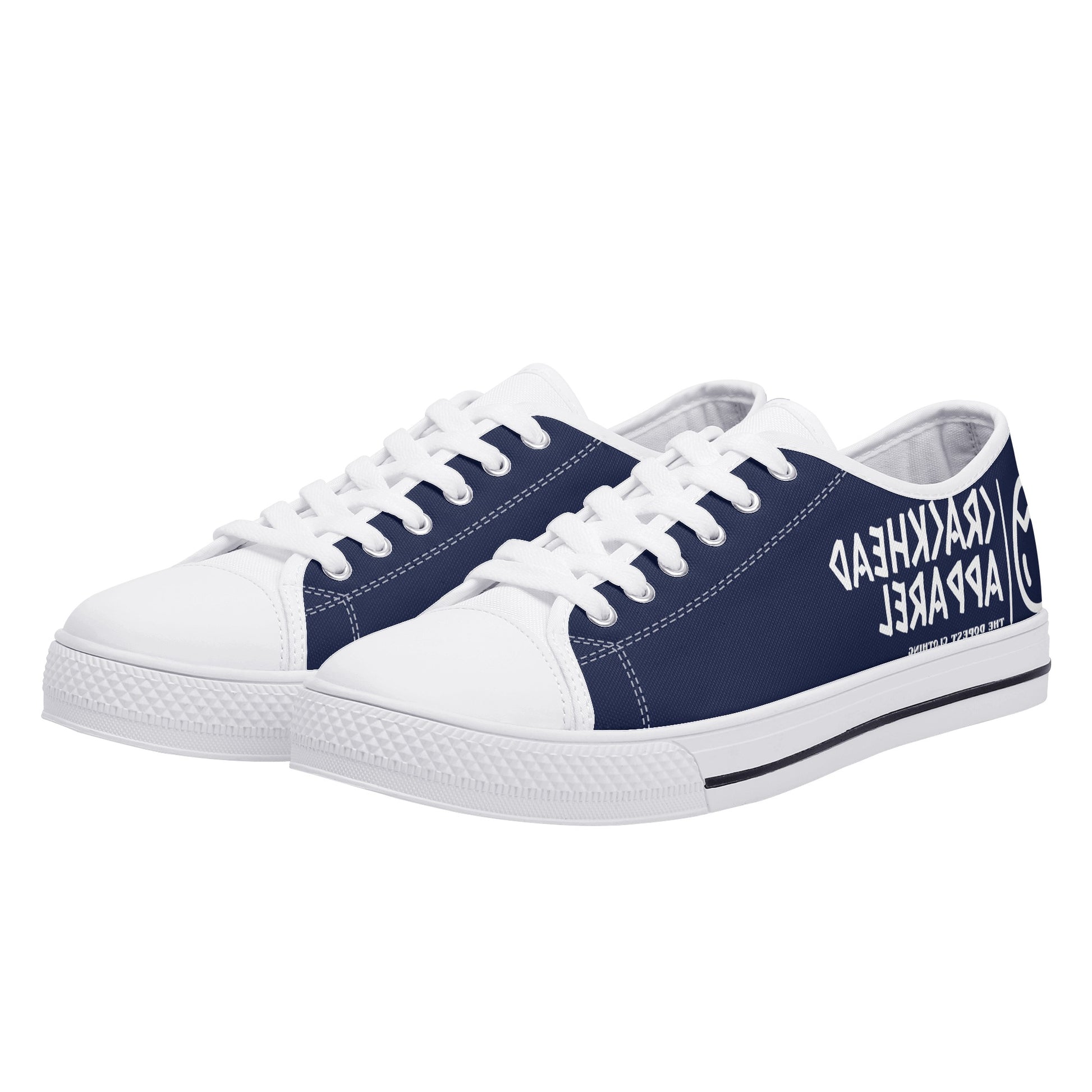 Women's Crackhead Apparel Low Top Canvas Shoes - Crackhead Apparel