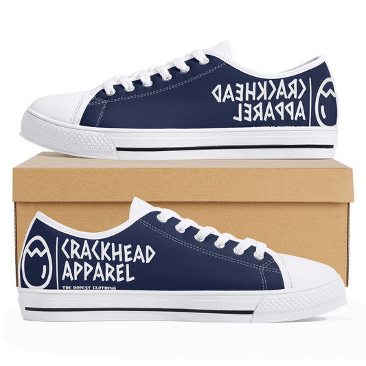 Women's Crackhead Apparel Low Top Canvas Shoes - Crackhead Apparel