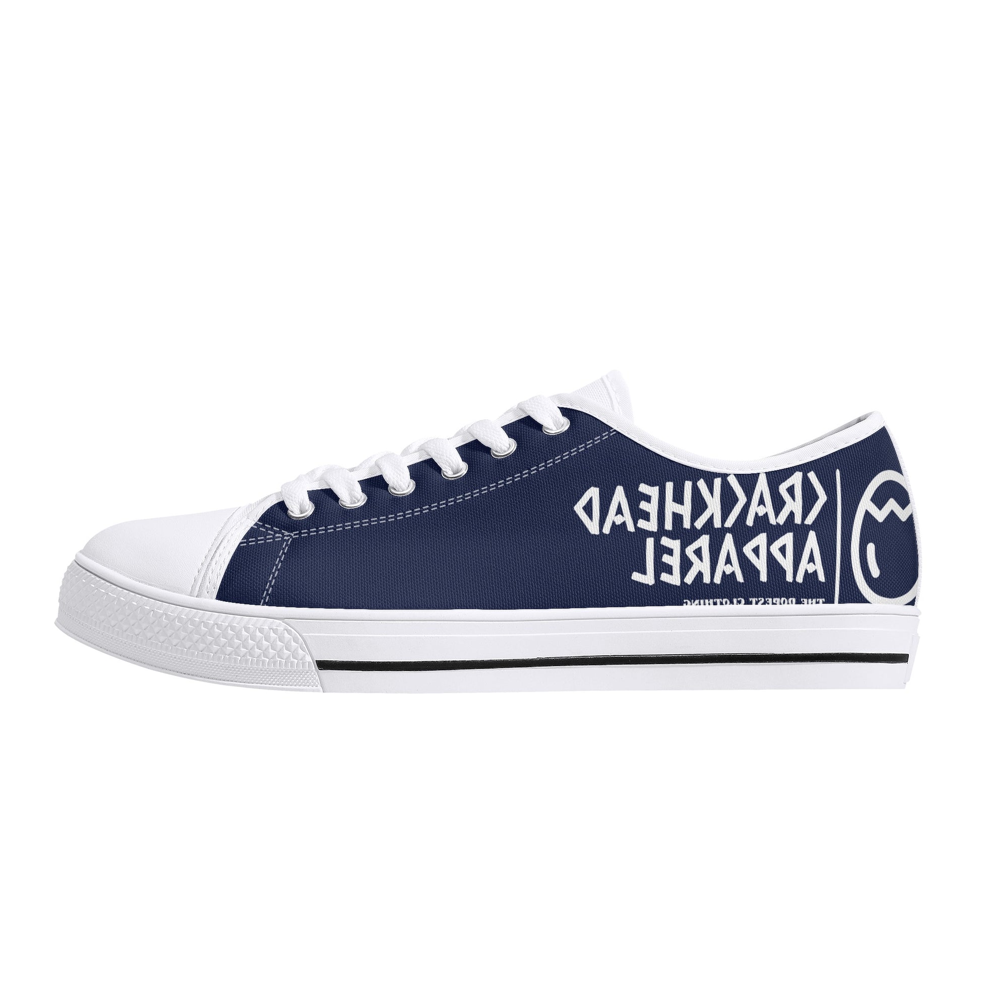 Women's Crackhead Apparel Low Top Canvas Shoes - Crackhead Apparel