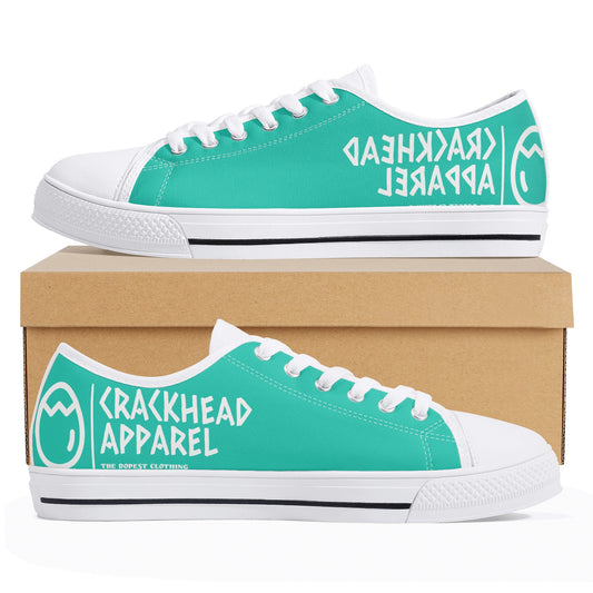 Women's Crackhead Apparel Low Top Canvas Shoes - Crackhead Apparel