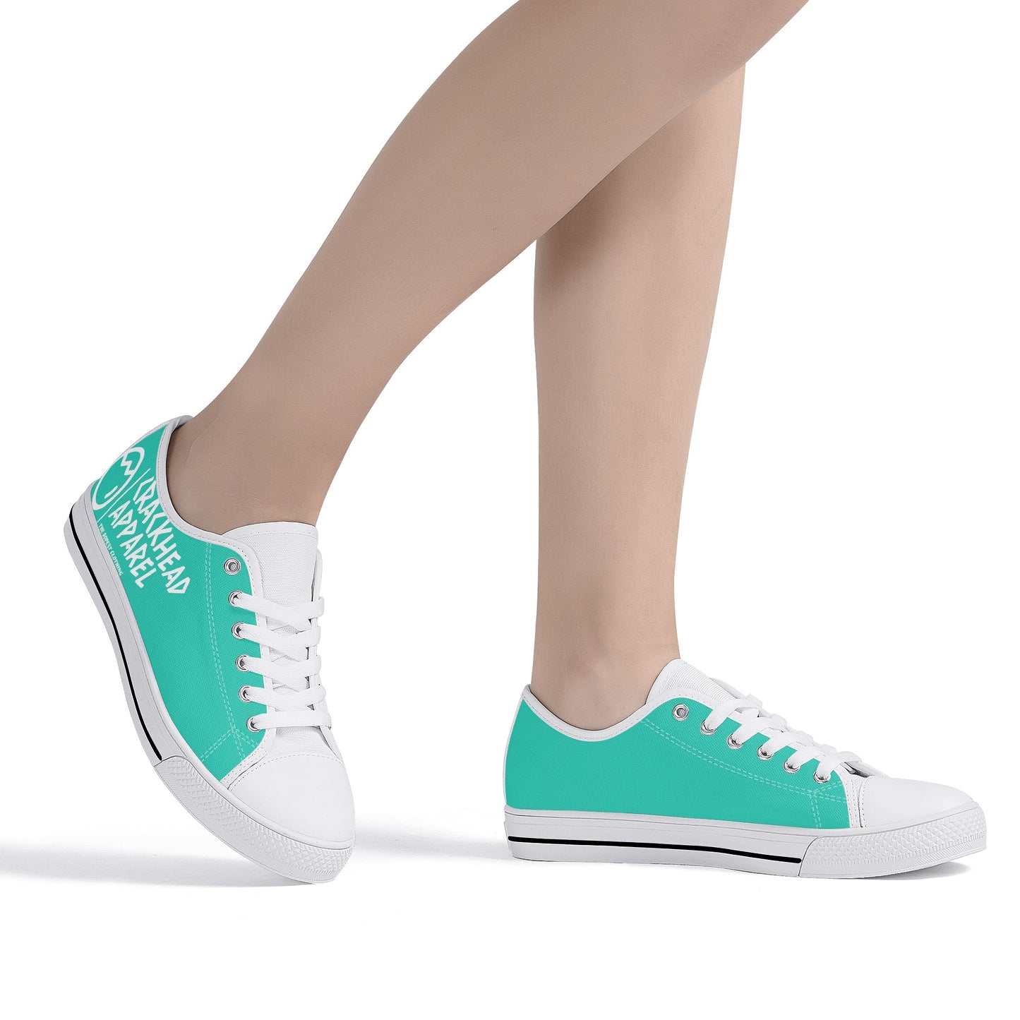 Women's Crackhead Apparel Low Top Canvas Shoes - Crackhead Apparel