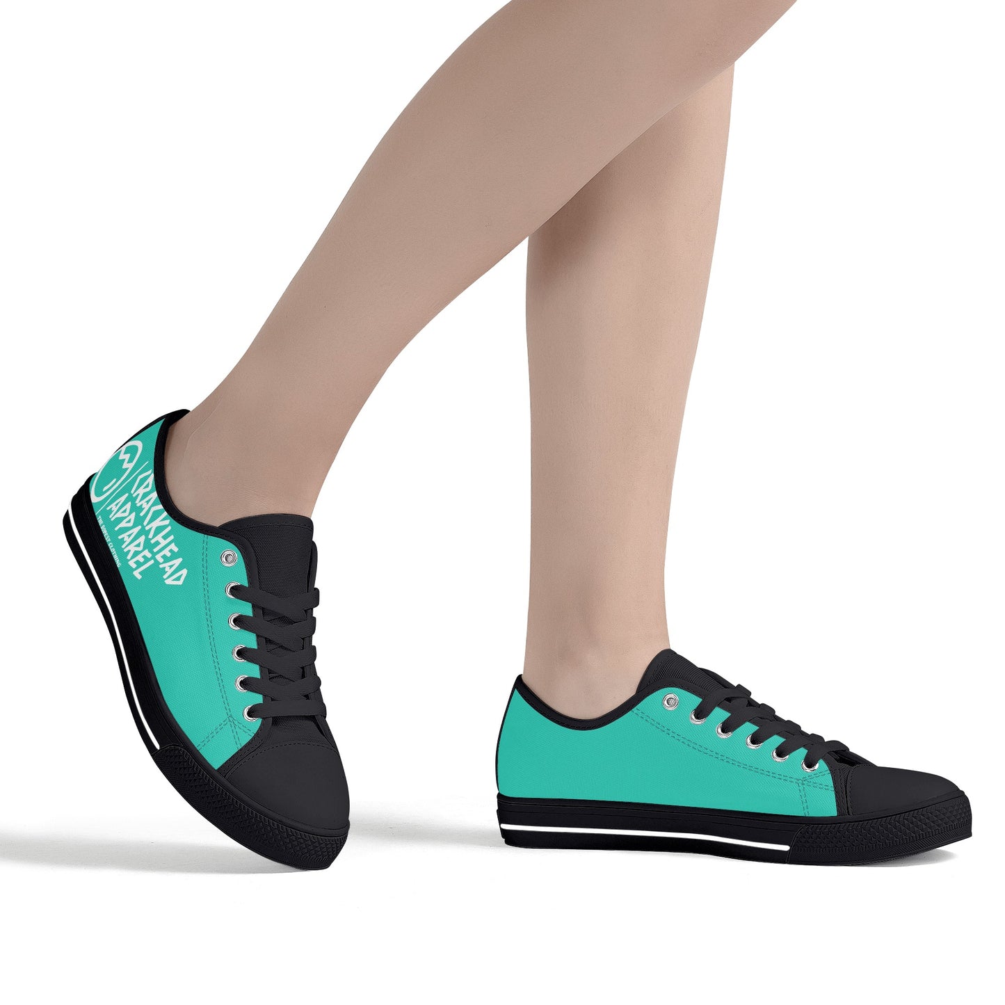 Women's Crackhead Apparel Low Top Canvas Shoes - Crackhead Apparel