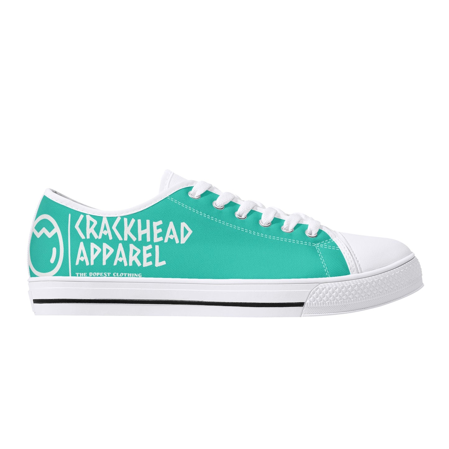 Women's Crackhead Apparel Low Top Canvas Shoes - Crackhead Apparel