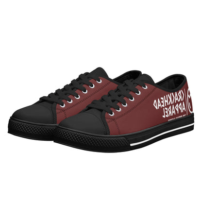 Women's Crackhead Apparel Low Top Canvas Shoes - Crackhead Apparel