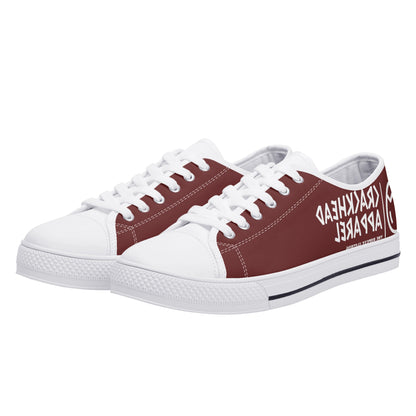 Women's Crackhead Apparel Low Top Canvas Shoes - Crackhead Apparel