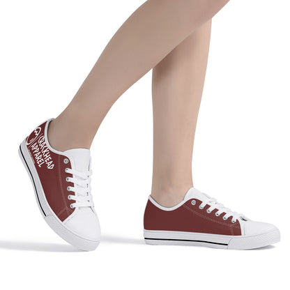 Women's Crackhead Apparel Low Top Canvas Shoes - Crackhead Apparel