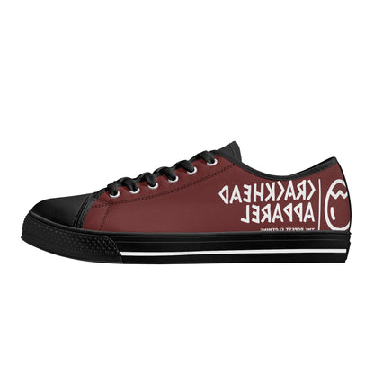 Women's Crackhead Apparel Low Top Canvas Shoes - Crackhead Apparel