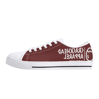 Women's Crackhead Apparel Low Top Canvas Shoes - Crackhead Apparel