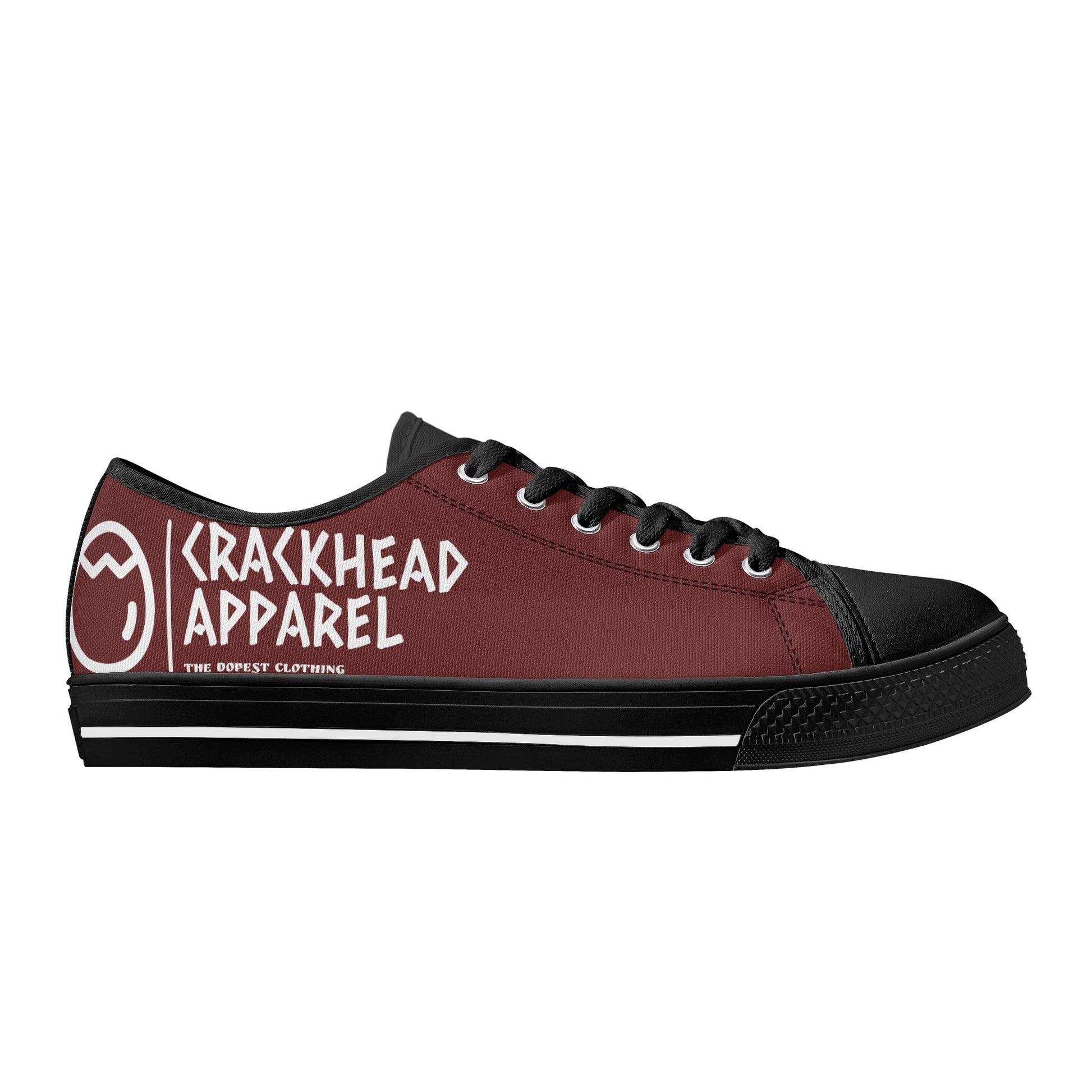 Women's Crackhead Apparel Low Top Canvas Shoes - Crackhead Apparel