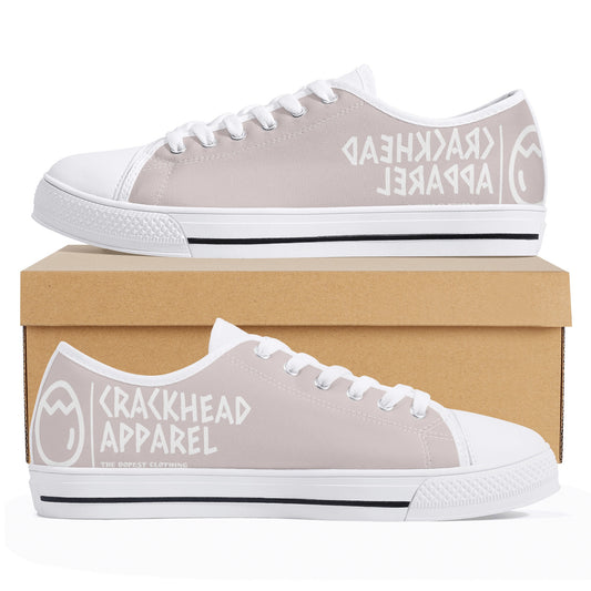 Women's Crackhead Apparel Low Top Canvas Shoes - Crackhead Apparel