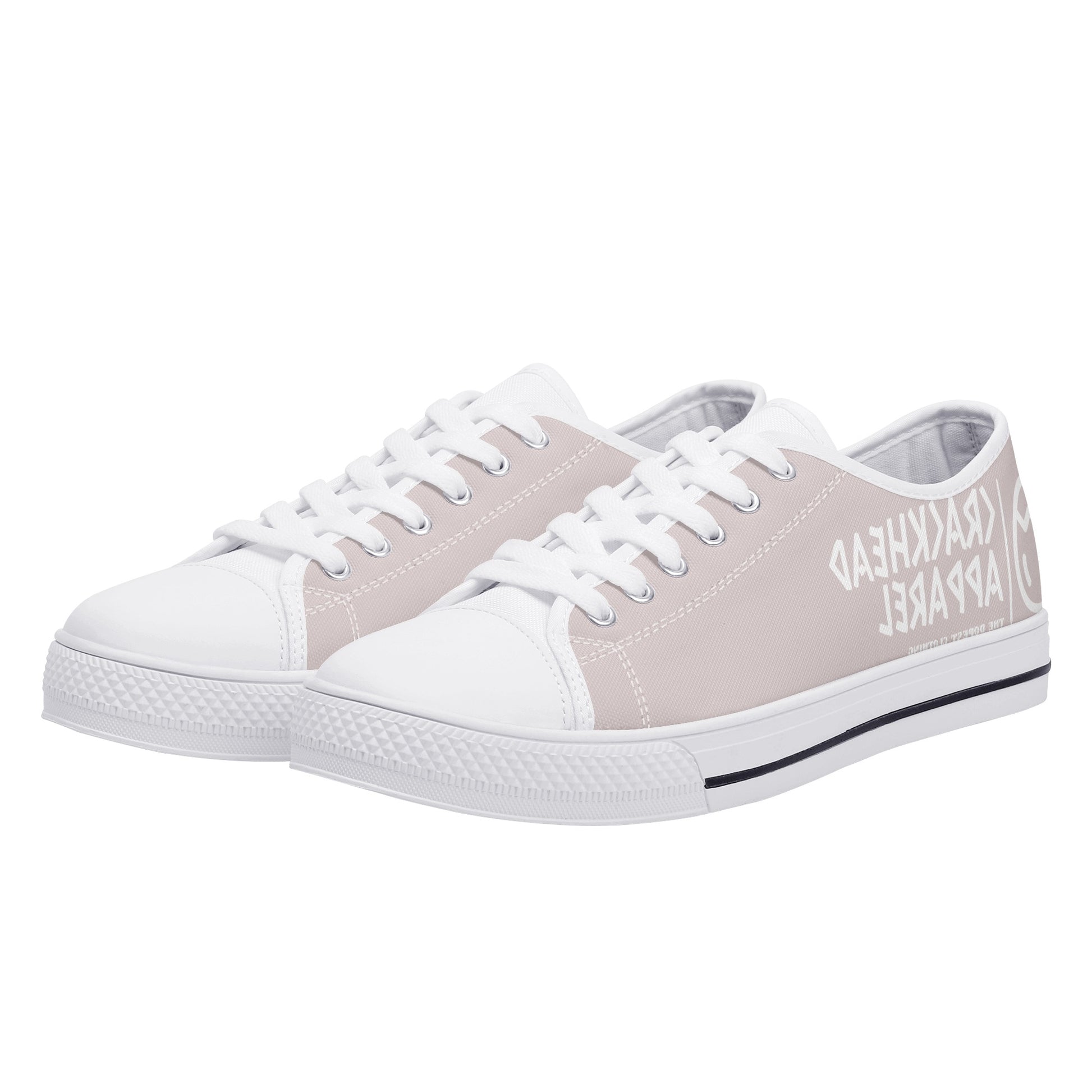 Women's Crackhead Apparel Low Top Canvas Shoes - Crackhead Apparel