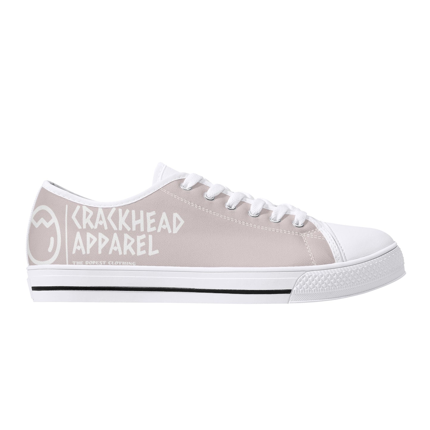 Women's Crackhead Apparel Low Top Canvas Shoes - Crackhead Apparel
