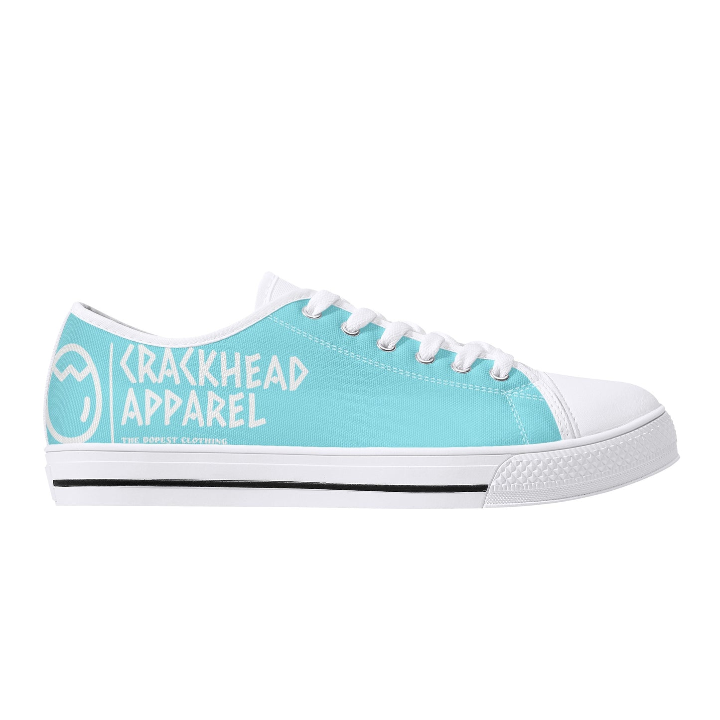 Women's Crackhead Apparel Low Top Canvas Shoes - Crackhead Apparel